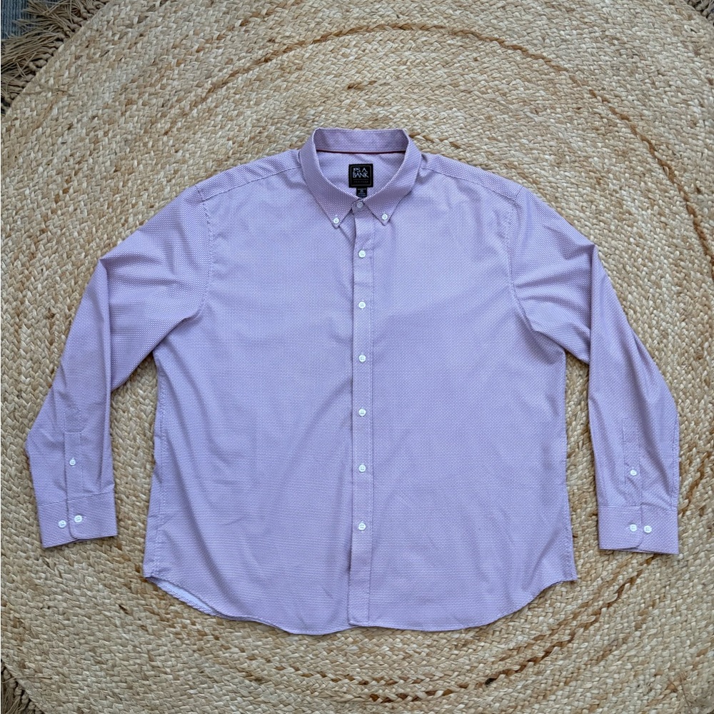 Jos. A. Bank Men's Light Pink Button-Down Shirt